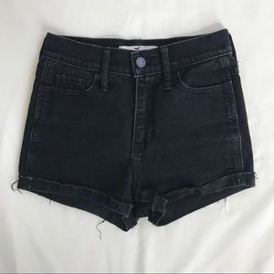 Hollister High Rise Denim Shorts